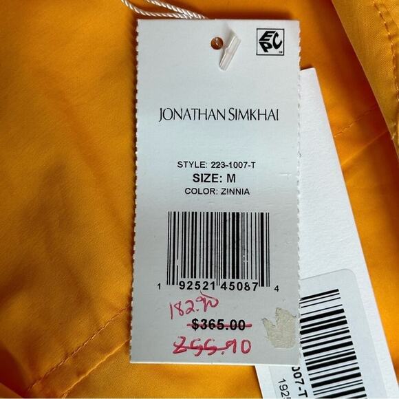 NWT | Jonathan Sinkhai | Aulora Cutout Poplin Mini Dress | Zinnia | Medium - Picture 11 of 16